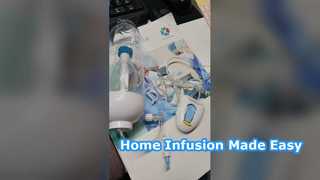 Wir stellen Ihnen die ambulante Infusionspumpe mit Hartschalen-Elastomerpumpe für die Heiminfusionstherapie vor