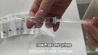 3 ml medizinische Luer-Lock-Spritze