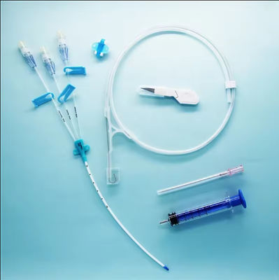kaufen Zentrale Venenkatheter Triple Lumen Medical CVC Kit zur Verabreichung von Medikamenten und Überwachung des zentralen Venendrucks on-line-Fertigung