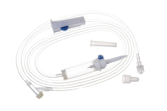 kaufen Medizinischer Grad 20 Tropfen Transparentes Einweg-PVC-Infusionsset mit Y-Standort-Injektionsanschluss on-line-Fertigung
