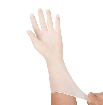 kaufen Sterile Latex-Prüfhandschuhe für medizinische Zwecke Größe M/L/XL on-line-Fertigung