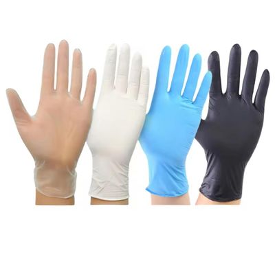 kaufen Einweg-Latexhandschuhe mit hoher Elastizität Mehrfarbige rosa/blau/weiß ISO/CE-zertifizierte medizinische Untersuchungshandschuhe on-line-Fertigung