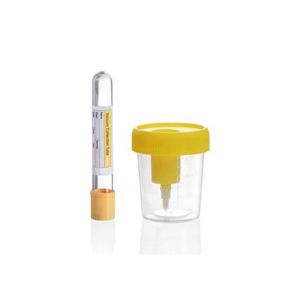 kaufen Disposable Urine Cup with Needle Vacuum Urine Specimen Collection Cup 60ml 90ml 100ml 120ml with Needle on-line-Fertigung