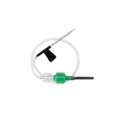 kaufen 18-27G Einweg-Medizinische Schmetterlingsnadel - EO-Steril-Mehrfarbiger Kopfhaut-Venen-Set für die klinische Venipuncture on-line-Fertigung