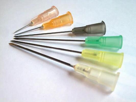 kaufen 18G-30G Edelstahl-Zahn-Injektionsnadeln Einweg-Sterile Hypodermische Nadel für die Zahnmedizin mit ISO-Farbkode on-line-Fertigung
