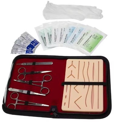 kaufen Professionelles Näh-Praxis-Set mit überlegener Bio-Fidelität, vorgeschnittener Wundvielfalt und klinischen Instrumenten on-line-Fertigung