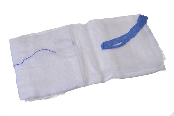 kaufen Medizinische Einweg-Steril 100% Baumwolle Bauchpolster 45*37cm mit Röntgenabdringbarem Faden für Laparotomie-Chirurgie on-line-Fertigung