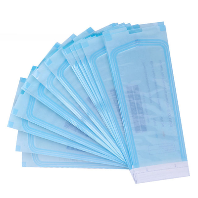 Besorgen 70*230mm PE Medizinische Qualität Selbstversiegelung Steril Tasche Zahninstrument Sterilisationsbeutel Für Klinik / Krankenhaus on-line-Fertigung