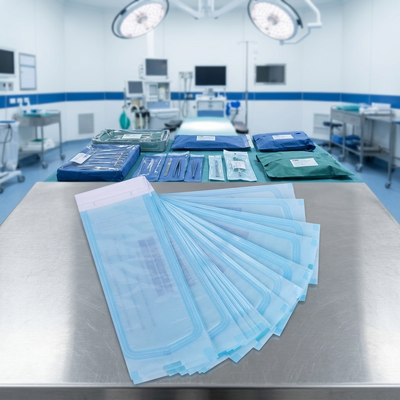 Besorgen 90*260mm Selbsthitze Versiegelung Sterilisation Verpackungstüten Roll Sterilisator Tasche Für medizinische / zahnärztliche / Schönheitsgebrauch PE+medizinische on-line-Fertigung