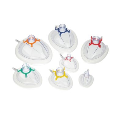 kaufen Anatomische aufgeblähte betäubende PVC-Kissen-Masken-Anästhesie-Fluglinien-Geräte on-line-Fertigung
