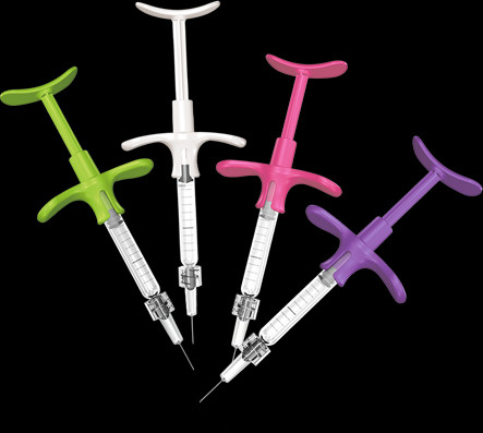 Guter Preis Verschluss-kosmetische sterile Wegwerfspritze 1ml Luer für Hyaluronsäure-Füller-Einspritzung Online