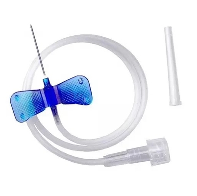 Guter Preis Medizinische sterile Kopfhaut-Wegwerfader eingestellt mit doppeltem Wing Sterile Infusion Transfusion Set Online