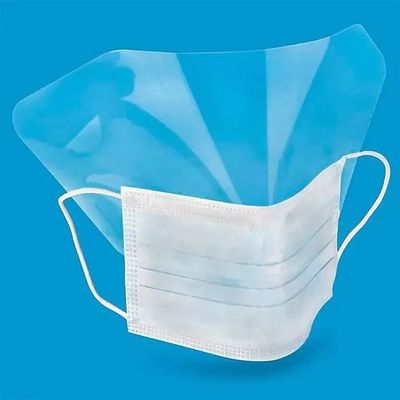 Guter Preis Wegwerfgesichtsmaske mit Eyeshield-Antinebel und Auge schützend mit Bindung an Online
