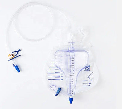 Guter Preis Urinmesser-Abflussbeutel mit Messflasche Einweg-Sammlung medizinischer Qualität PVC-Material Urinmesser-Beutel CE ISO Online