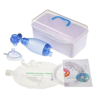 Guter Preis Veterinär Einweg-PVC-Beatmungsbeutel – Einmal-Ambu-Beutel-Set mit Maske, Sauerstoffschlauch, Atemweg-Set (Größen S/M/L) Online