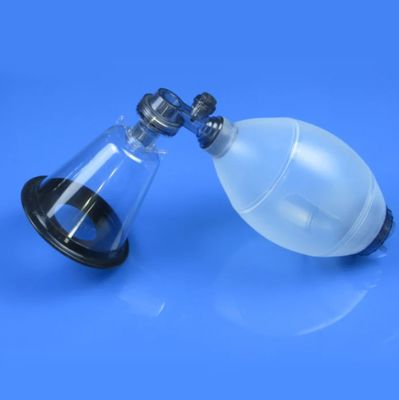 Guter Preis Tierärztlicher wiederverwendbarer manueller Silikon-Beatmungsbeutel – Komplettes Ambu-Beutel-Set mit Sauerstoffschlauch, Maske & Atemwegen (Größen S/M/L) Online