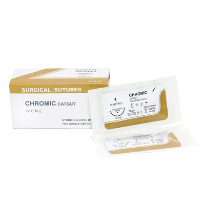 Guter Preis Krankenhauschirurgie Einweg-Plain Catgut Medizinische Nähstellen mit Nadel PGA/pdo/Seide/Nylon/Catgut Sterile chirurgische Nähte Online