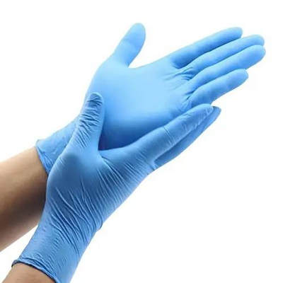 Guter Preis Powder Free Disposable Protection Gloves Blue Composite Mixed Acid Alkali Resistant High Elastic Hands Online