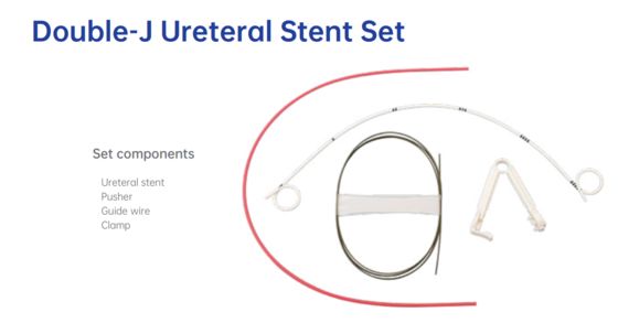 Guter Preis Medical-Grade Double J Ureteral Stent Set – Class II PVC with 22mm-26mm Length for Optimal Urinary Healing Online