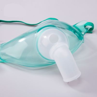 Guter Preis Erwachsene PVC Clear Tracheostomy Maske mit 360° Drehverbindung, EO Sterilisierte Klasse II Medizinische Sauerstoffmaske Online