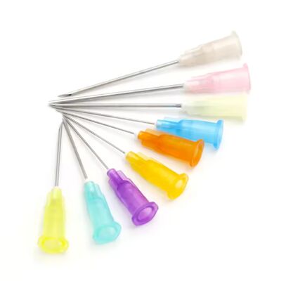 Guter Preis AILE Einweg-Medizinische Nadel 13-38mm Länge 18G-30G Edelstahl Hypodermische Nadel zur sterilen Injektion Online