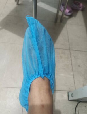 Guter Preis Einweg-Vliesstoff-Überschuhe, Krankenhausqualität, rutschfeste Lauffläche Online