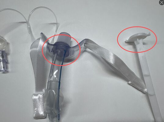 Guter Preis Tracheostomie-Röhre mit PVC-Manschetten mit 80-Härte-Hochvolumen-Niederdruck-Manschetten und Radiopaque-Marker für die Atemtherapie Online