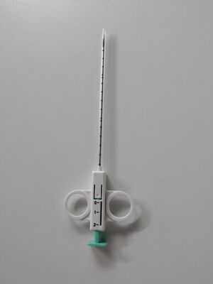 Guter Preis Halbautomatische Biopsie-Nadel mit 20 mm Probenahme-Schlitz und echogener Spitze für die Onkologie-Diagnostik Online
