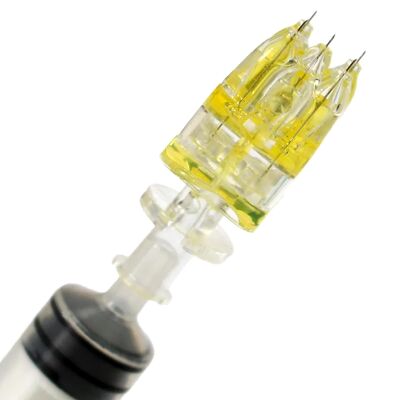 Guter Preis Sterile 5 Pins verstellbare Nadellänge Kristall Multi Injektor Meso Nadel für Schönheitssalons Online