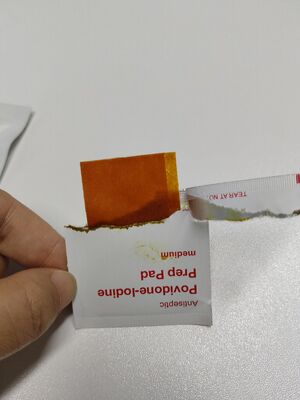 Guter Preis Sterilisierte Povidon-Jod-Swabs mit einer Haltbarkeitsdauer von 3 Jahren in Folienverpackungen für medizinische Antiseptik Online