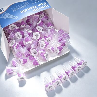 Guter Preis 32G 4mm Einweg-Insulin-Pen-Nadeln Lila Steril CE ISO OEM Online