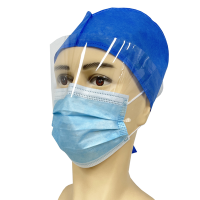 Guter Preis 17,5*9,5CM Antifog-Mask Einweg-medizinische Gesichtsmaske mit Augenschutz Online